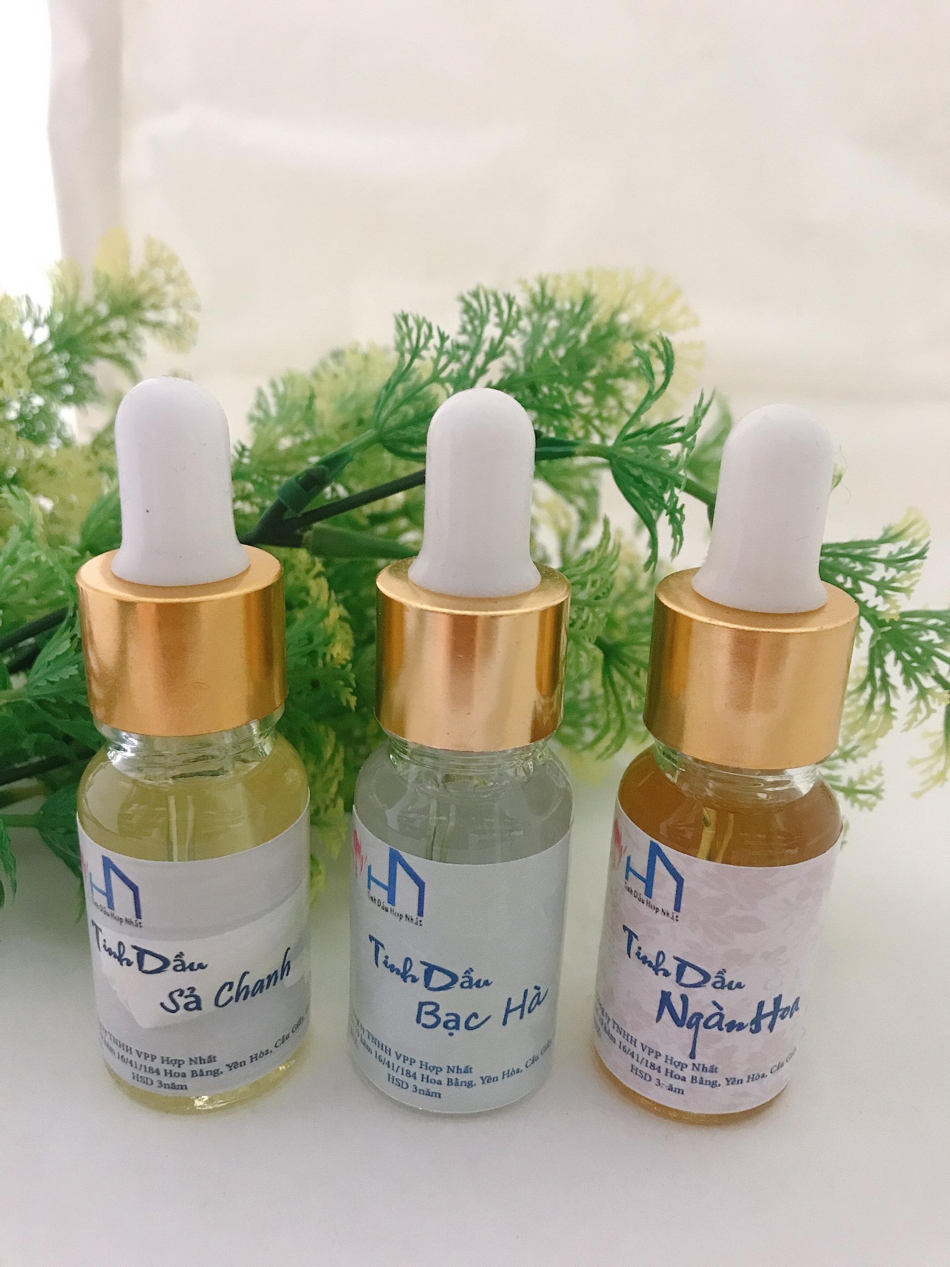 Combo 3 lọ tinh dầu thơm Cafe - Quế - Bưởi lọ 10ml
