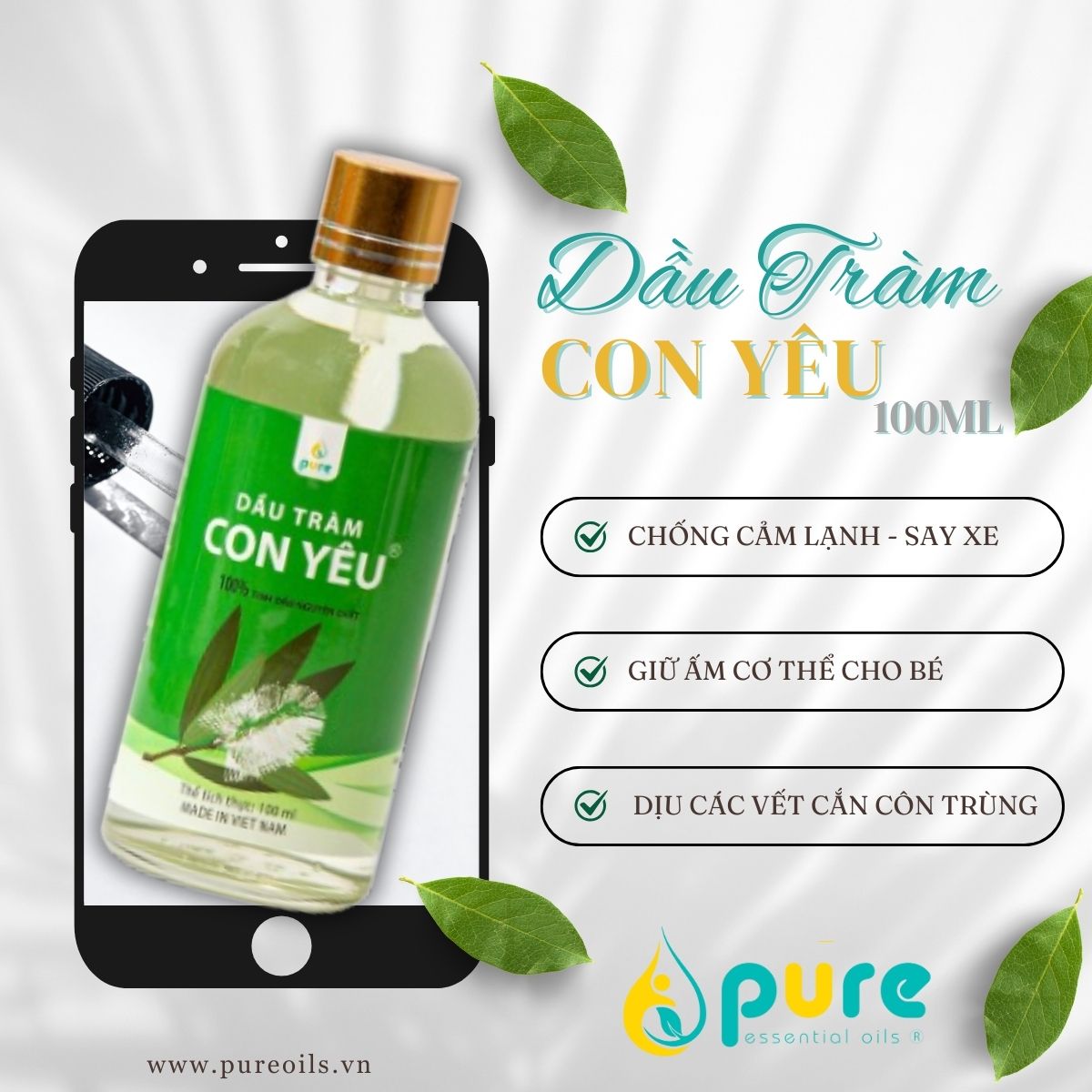 Con Yeu Cajeput Oil - 3.4oz