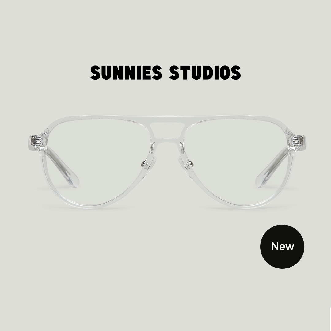 Gọng Kính Cận Sunnies Studios Gọng Phi Công Arturo Crystal +