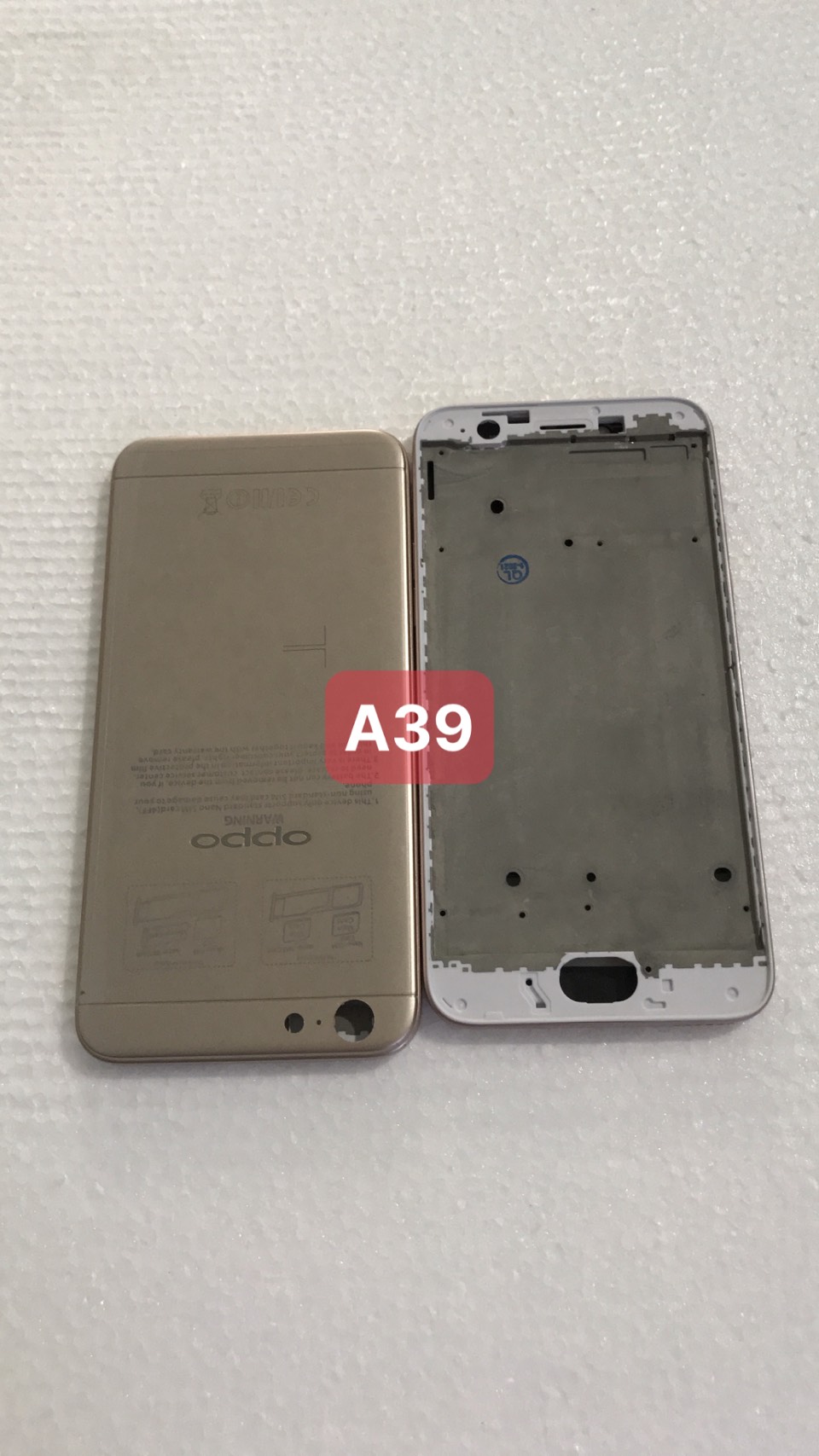 bộ xương vỏ a39/a57 -oppo (gồm cả nút bấn)