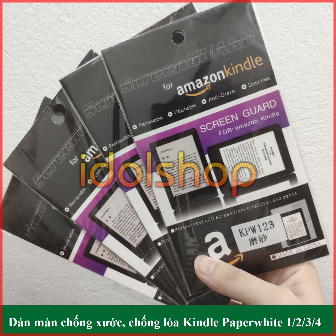 Miếng dán màn chống xước Kindle Paperwhite 1/2/3/4