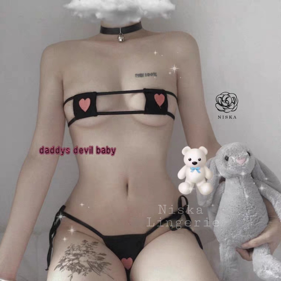 Bộ đồ lót tim sexy - Mã BL121