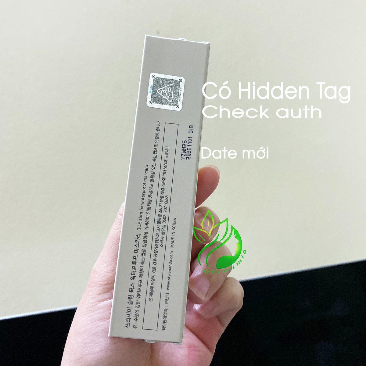 Mascara Chuốt Mi 3CE Super Slim 3g Cực Cong Tơi Mi [CHÍNH HÃNG CHECK HIDDEN TAG]