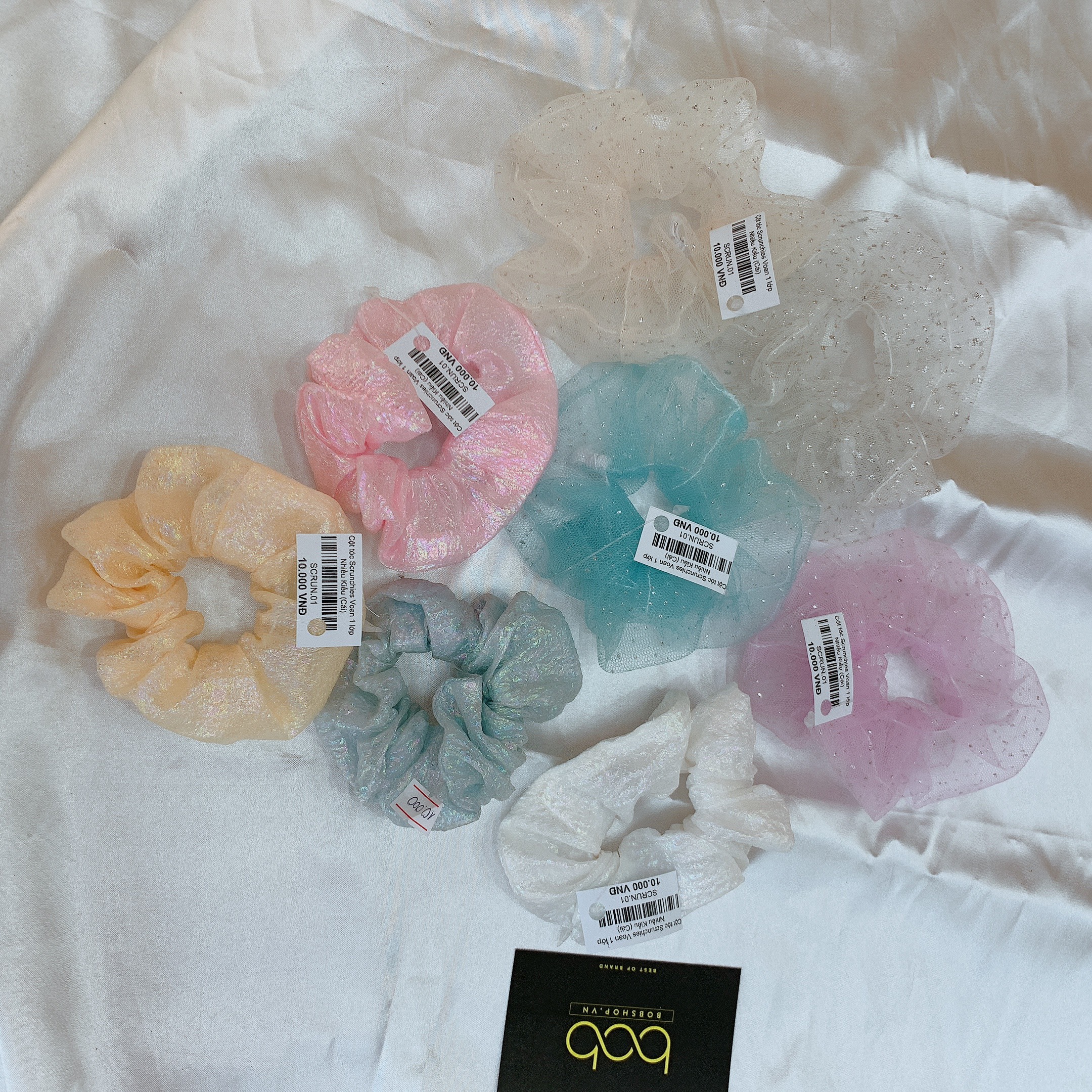 [HCM][NGẪU NHIÊN 10K] Dây buộc tóc cột tóc scrunchies ngẫu nhiên 10K