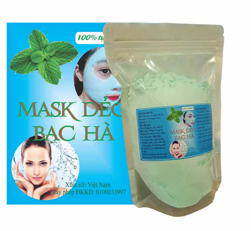 Mask dẻo bạc hà Collagen (Mặt nạ Bạc Hà) - 500G