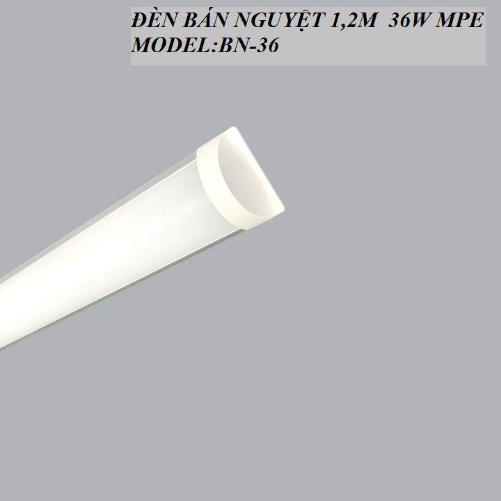 [HCM]ĐÈN LED 12M BÁN NGUYỆT MPE 36W TRẮNG VÀNG