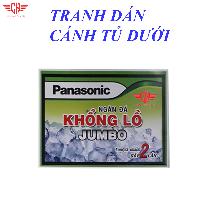 Tem dán tủ lạnh PANASONIC Khổng lồ mẫu 2