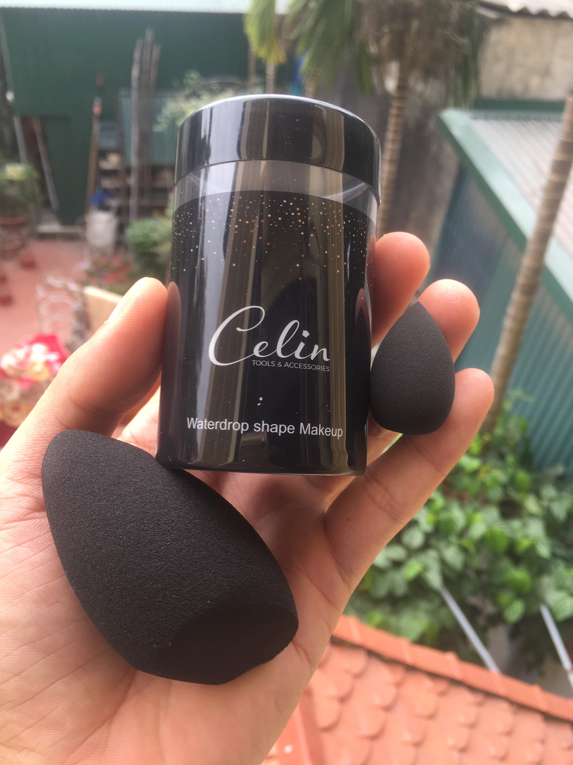 Hộp bông mút Celin 3 món cực mềm mại ăn phấn