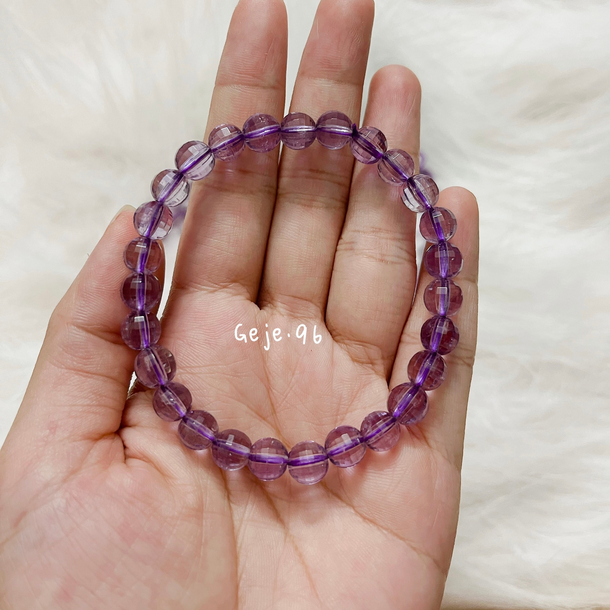 VÒNG TAY ĐÁ THẠCH ANH TÍM