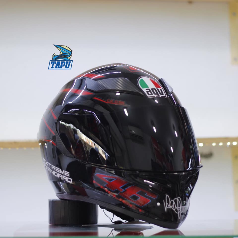 Tem decal dán nón bảo hiểm cho nón Fullface và Nón 3/4