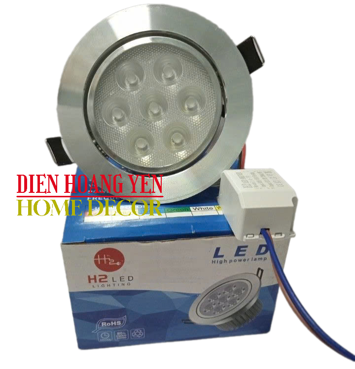 [Hcm]7W Frog-Eye Recessed Led Ceiling Light - Hole Cutting 90