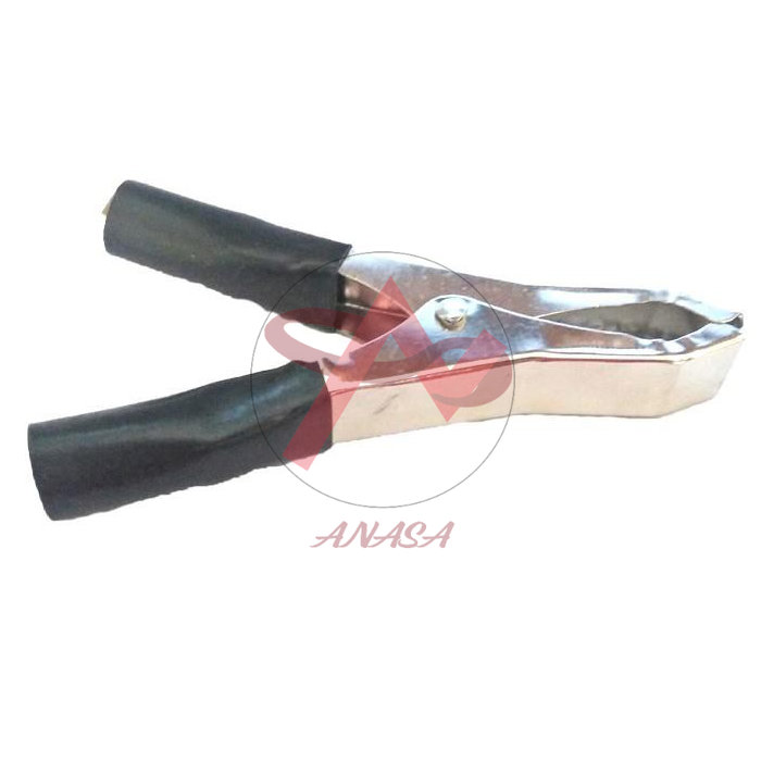 Kẹp Cá Sấu Kẹp Bình Acquy 16x10.5cm (1 Cặp Đỏ- Đen)
