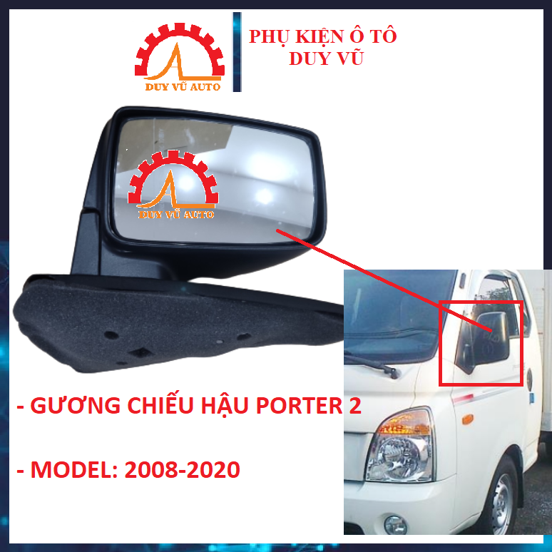 Cụm gương chiếu hậu hyundai porter 2 gương cơ và gương điện