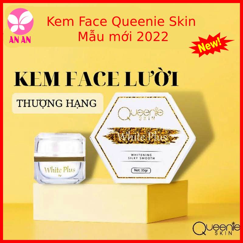 Kem Face Lười - Kem face lười trắng da Queenie Skin - Kem face lười thượng hạng 35gr - Hàng chính hãng