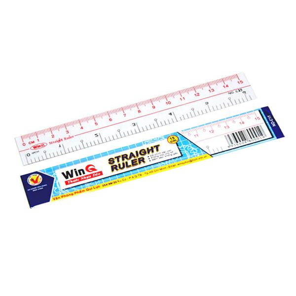 BỘ 10 CÂY THƯỚC DẺO 15CM WINQ