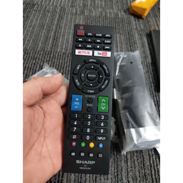 Điều khiển TIVi Sharp hàng chính hãng,