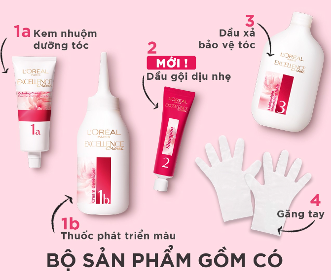 Kem Nhuộm Tóc L'Oreal Excellence Fashion