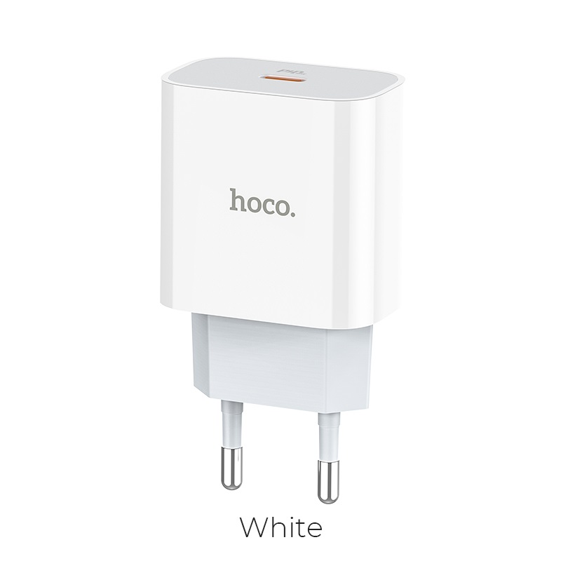 Cốc sạc nhanh Hoco C76A Plus cổng Type-C PD 20W (Trắng) - Nhat Tin Authorised Store