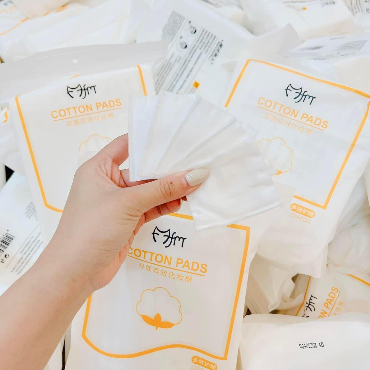 [COMBO TIẾT KIỆM] Bông Tẩy Trang  222 miếng Cotton Pads - Bông Trang Điểm 3 Lớp Cotton Pads