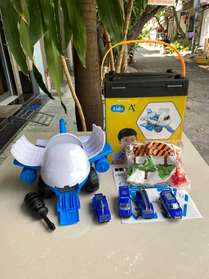 ĐỒ CHƠI LẮP RÁP MÁY BAY VẬN TẢI HKM TỪ ENFA