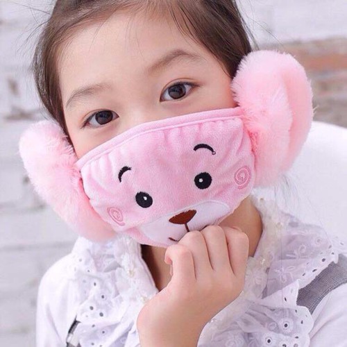 Combo 03 Khẩu Trang Bịt Tai Giữ Ấm Cho Bé