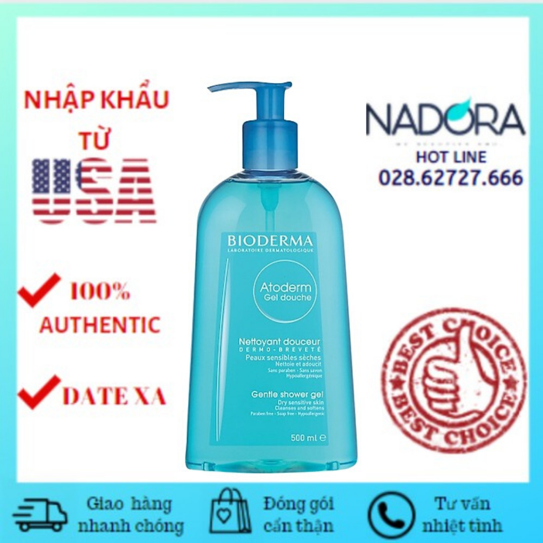 Sữa Tắm Bioderma Atoderm Gel Douche (500ml)