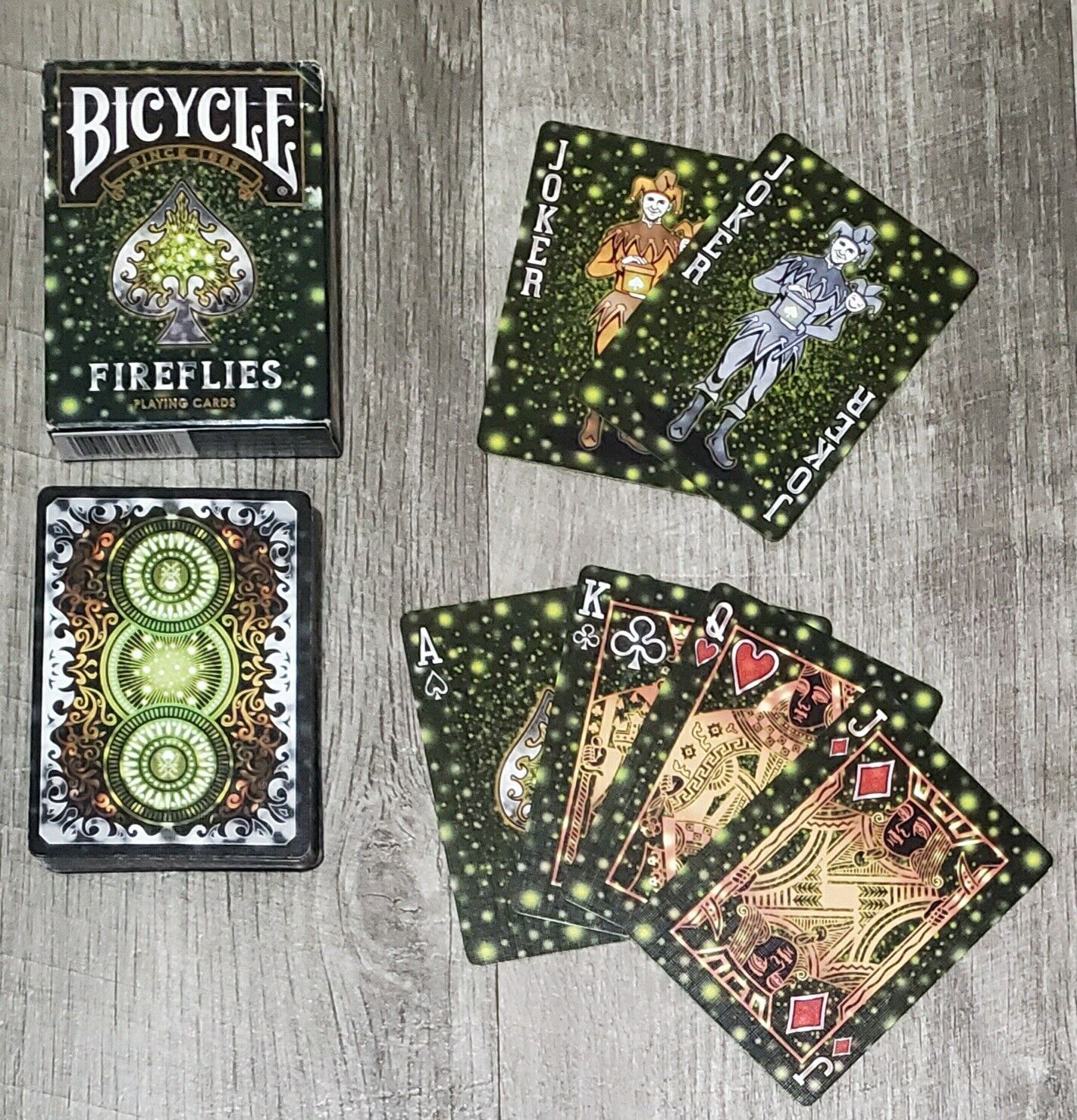 Bicycle Fireflies Playing Cards