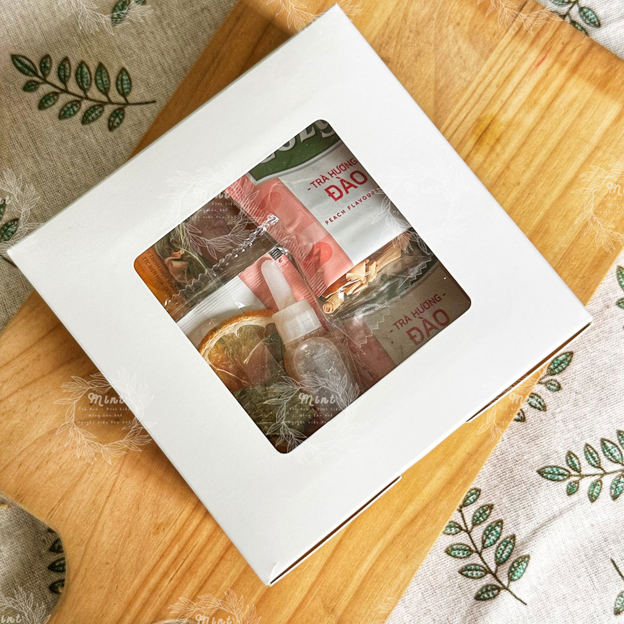 Trà Đào Cam Sả Mật Ong - Hộp 5 Set