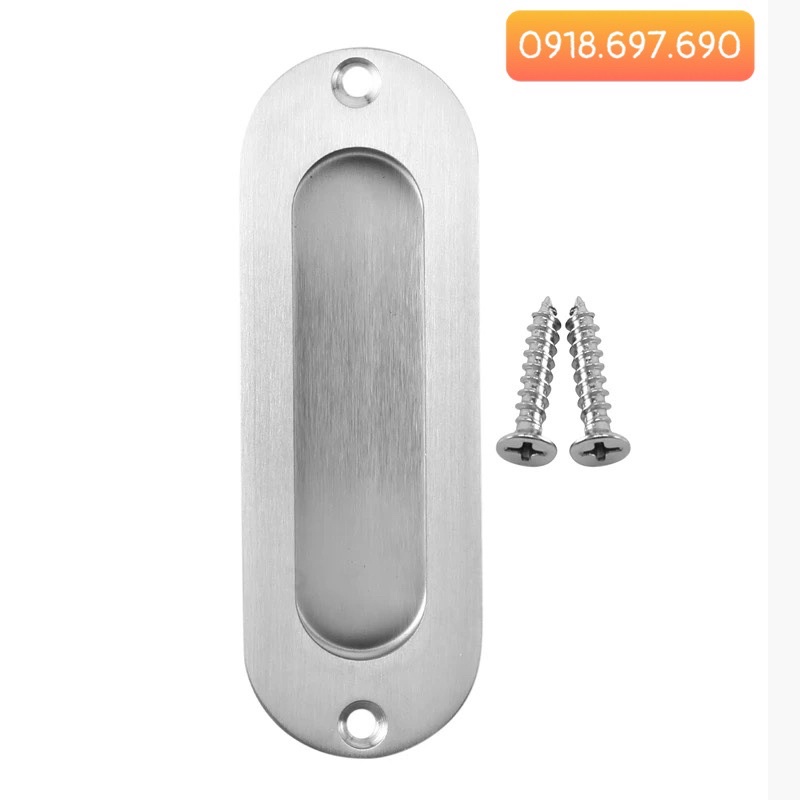 HCM Tay nắm âm bầu cửa lùa inox 304 cao cấp