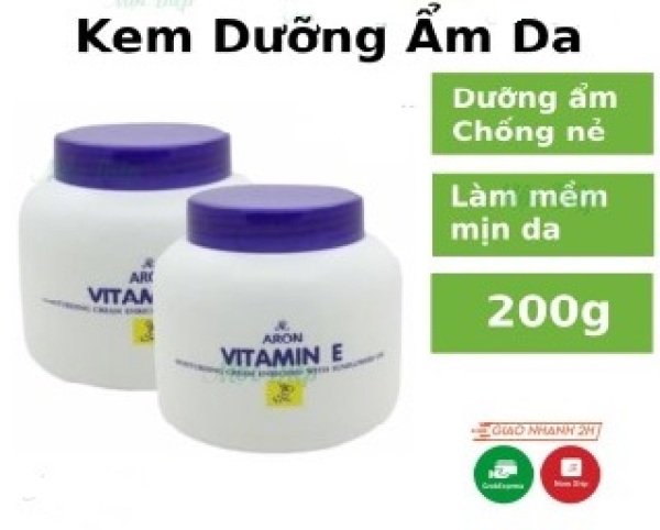 [ free ship] Kem vitamin E bôi mặt dưỡng ẩm da Thái Lan 200G SHENCHAINS nhập khẩu