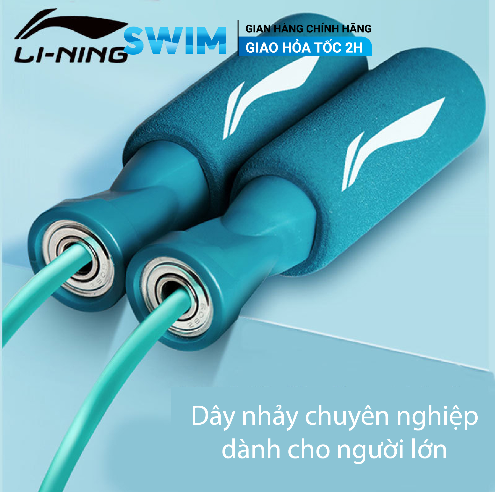Dây Nhảy LI-NING Người Lớn Trẻ Em Điều Chỉnh Độ Dài Dây Nhảy LINING Dây Nhảy Vòng Bi