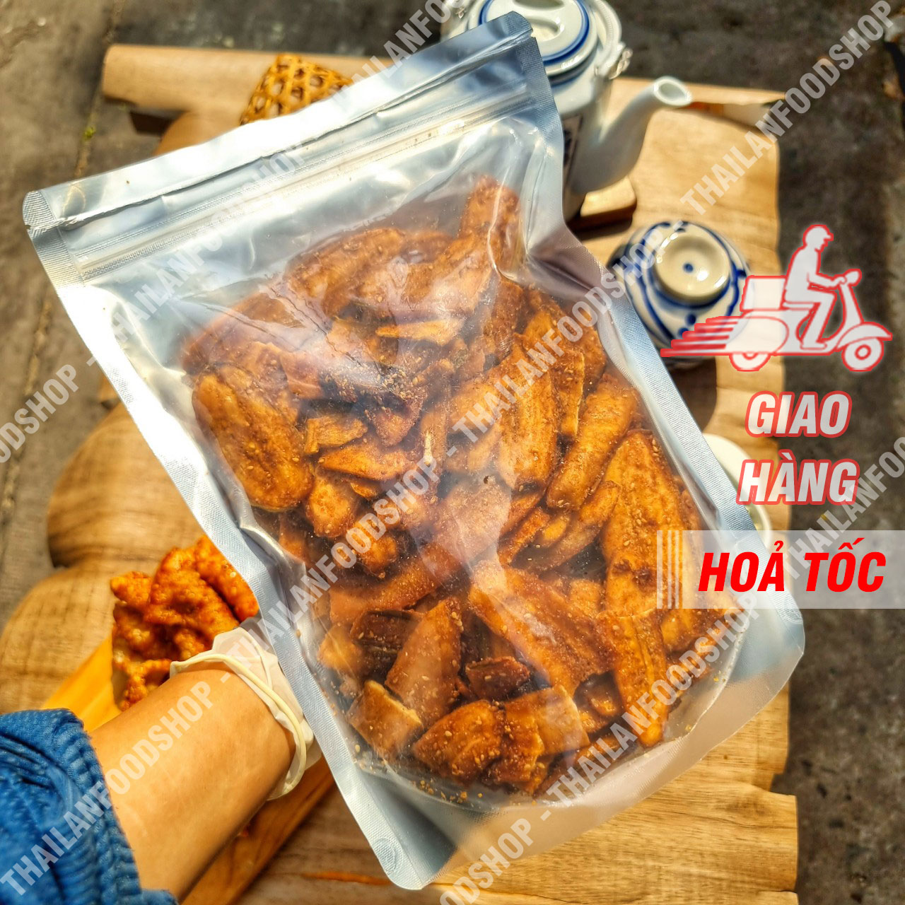 Chuối Sấy Mè Gừng Túi 500Gram