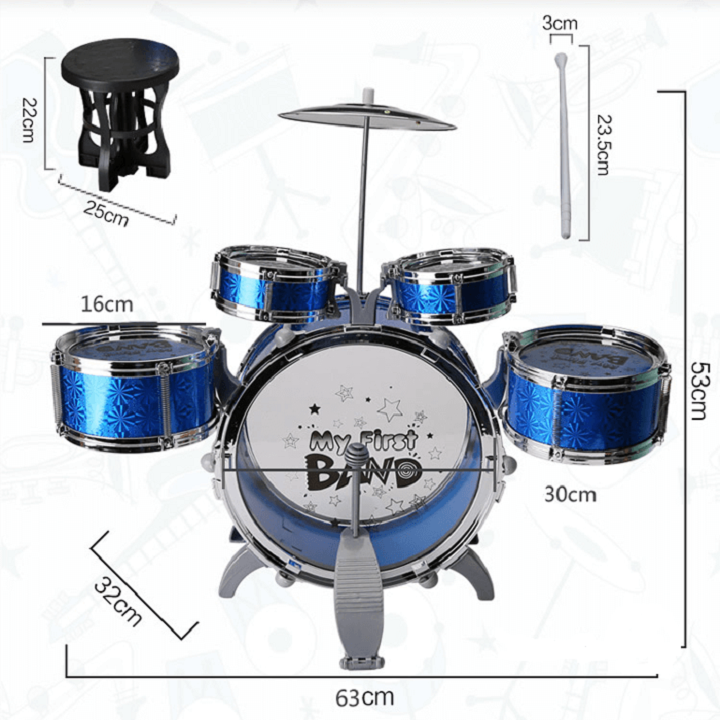 Bộ Trống Jazz Drum 5 Cái