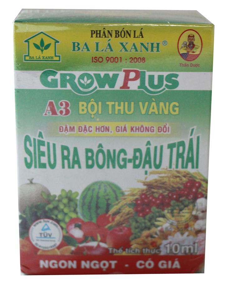Combo 2 gói Phân bón ba lá xanh siêu ra bông đậu trái