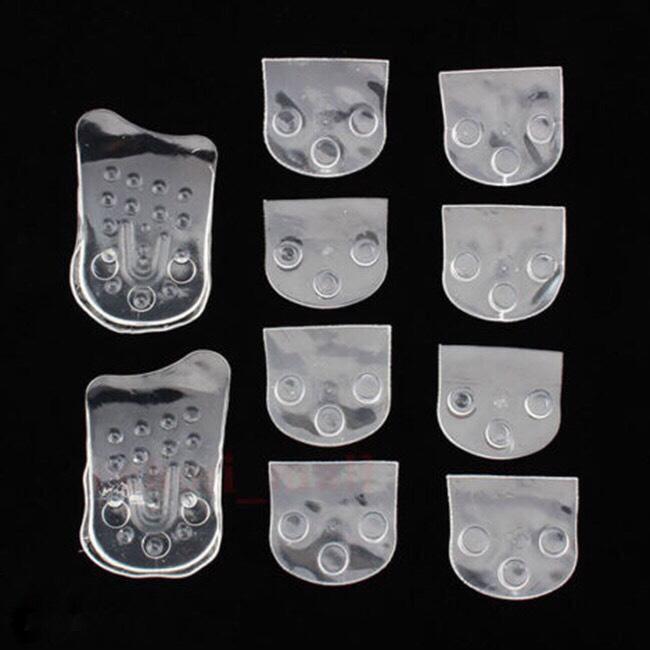 10 miếng lót giày silicon tăng chiều cao