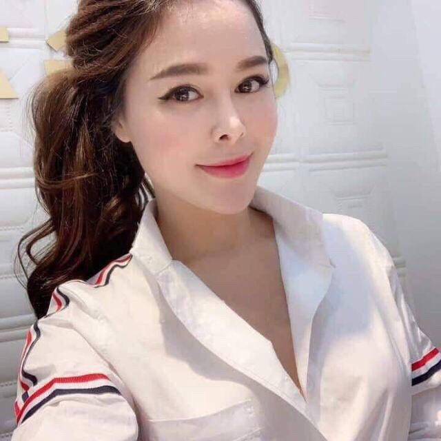 Áo sơ mi phối sọc đỏ đen cực cá tính mẫu hot hit