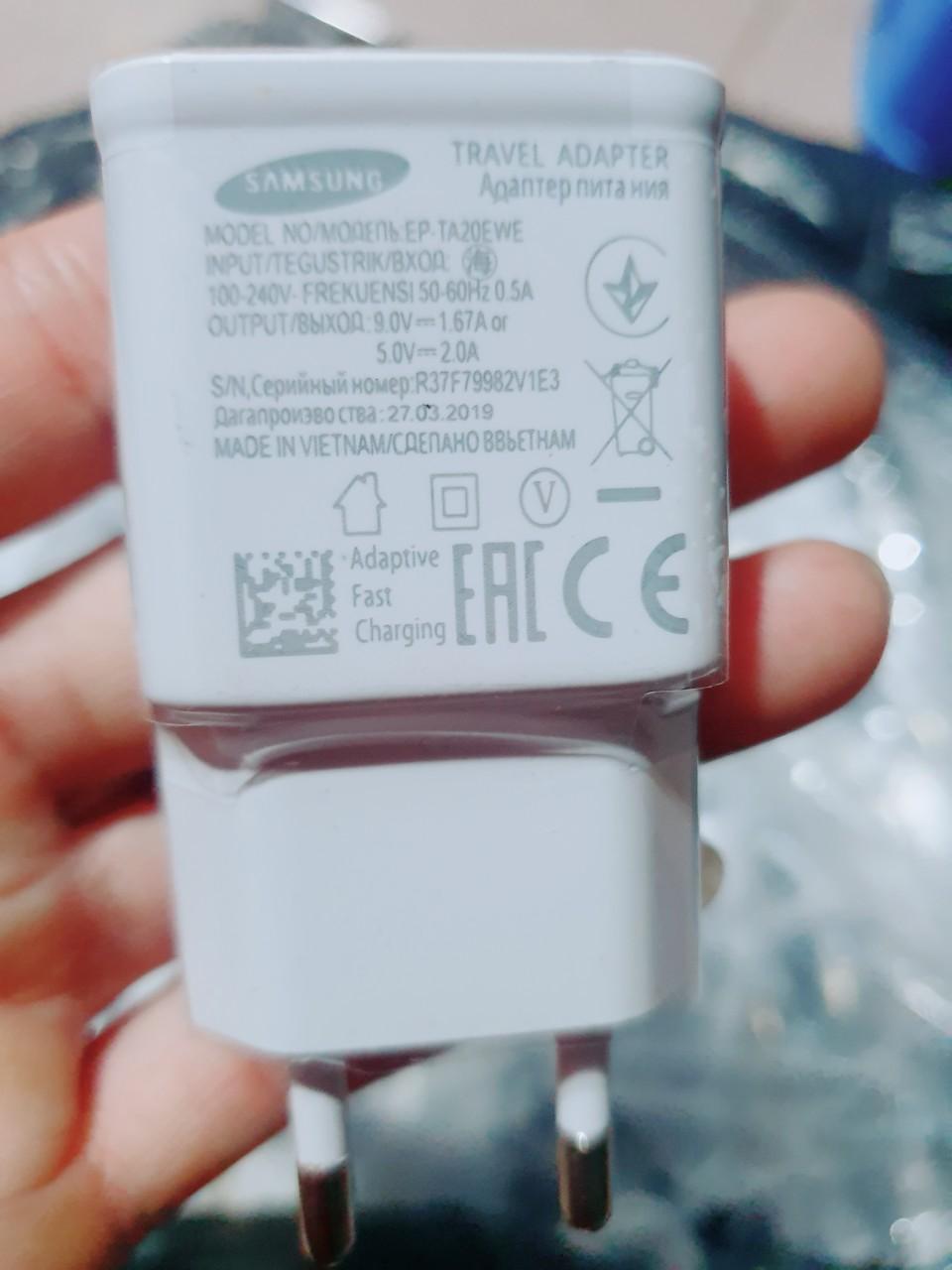 Củ sạc SamSung 5V-2A ổn định sạc nhanh