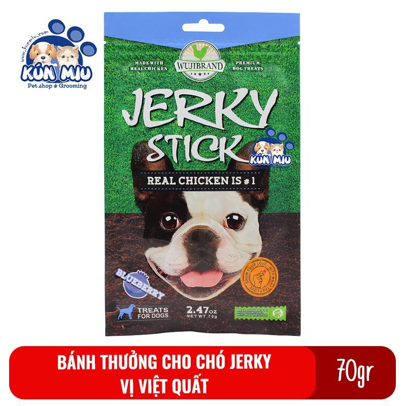 Bánh thưởng cho chó Jerky 70gr - Vị việt quất