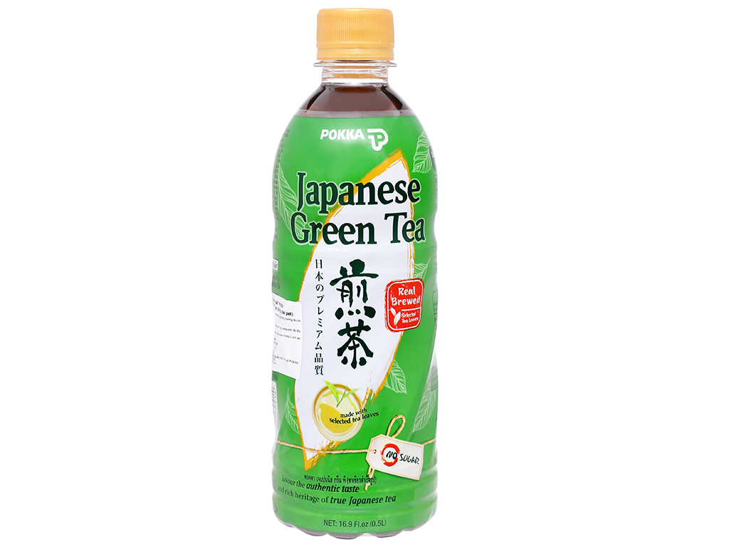 [HCM]Nước trà xanh Nhật Pokka 500ml
