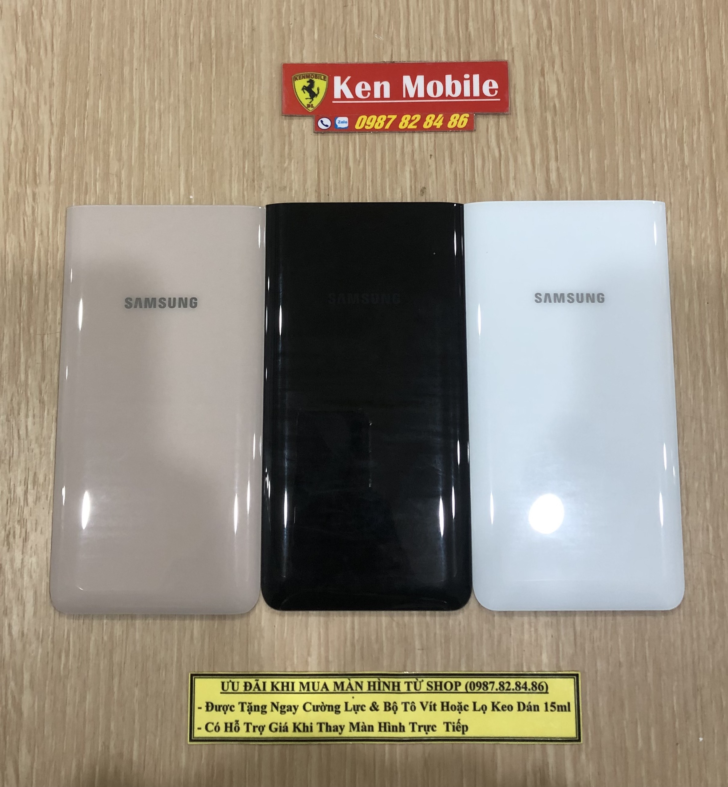 Nắp lưng thay thế cho samsung a80 / a805 loại 1