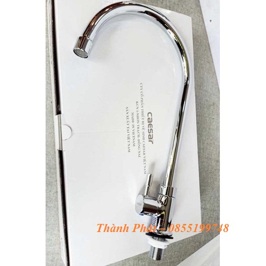 [CHÍNH HÃNG] Vòi Bếp Lạnh CAESAR K035C, vòi rửa bát, rửa chén