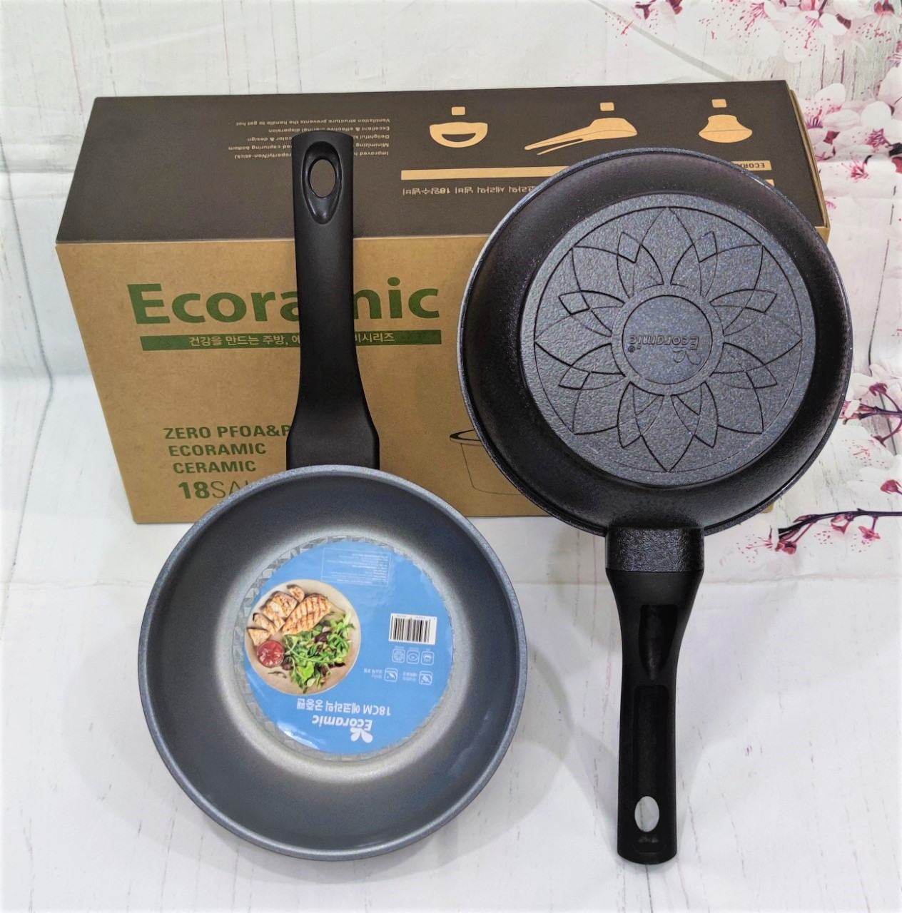 Chảo Sâu Lòng 18cm Không Từ Ecoramic