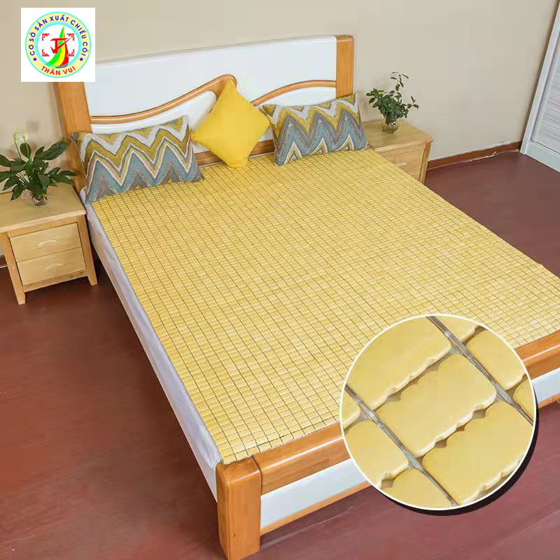 Chiếu trúc hạt Quế Lâm hàng loại 1 (2 mắt Ngọc xanh)Bh 1năm