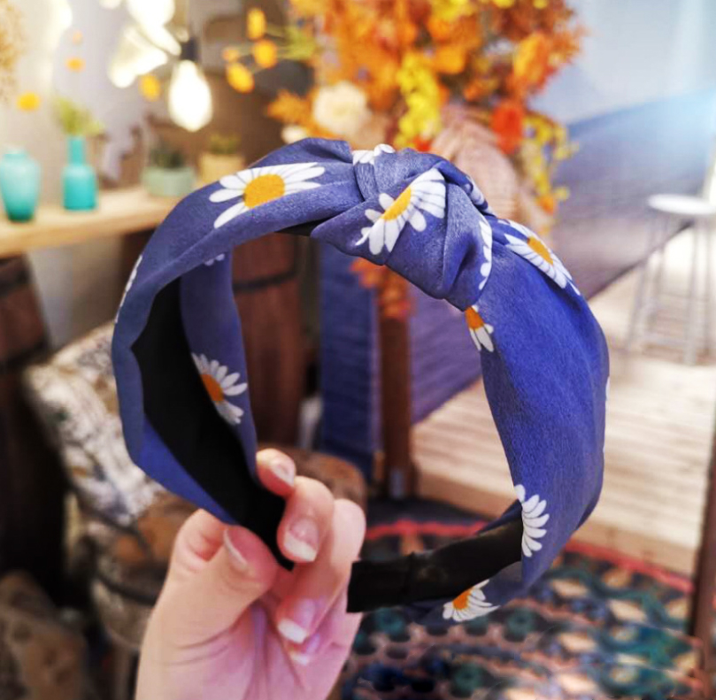 Cài tóc turban cài tóc nữ bờm tóc thời trang vải lụa mịn