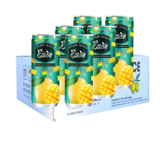 [HCM]Nước ép Ezos vị Xoài - Thùng 30 lon (240ml)