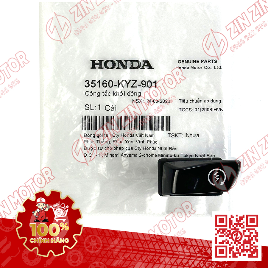 Launch switch airblade ab 125 2013, winner v1, vario 2017, sh mode 2014, sh 2017, lead 2014 35160kyzshell