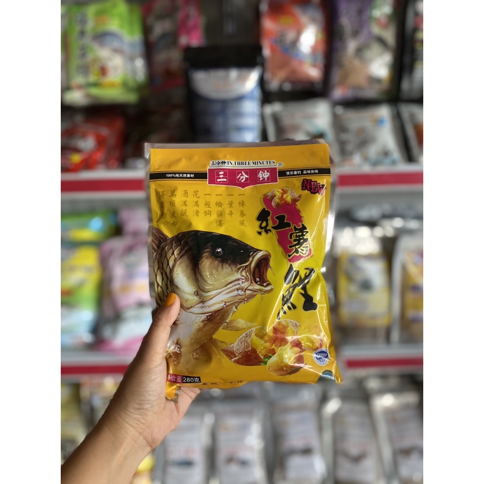 Mồi câu cá chép khoai lang hấp dẫn cá ham ăn