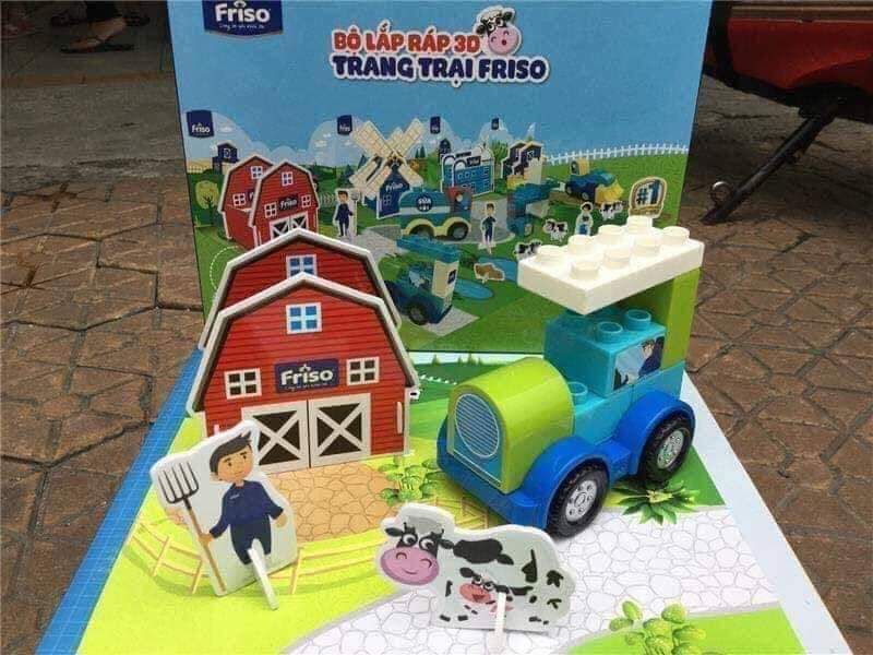 [HCM]Bộ lắp ráp 3D trang trại Friso