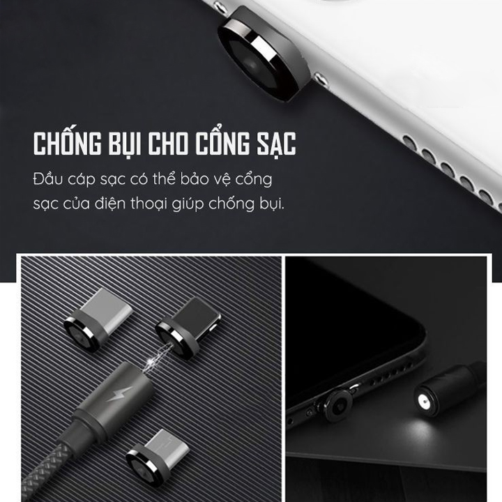 [HCM]Cáp sạc Nam Châm Cổng Type-C Remax Rc-095a