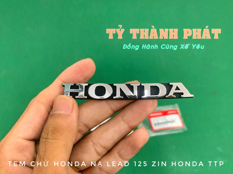 Tem chử honda nạ lead 125 xi nổi